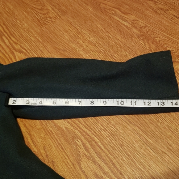 Vintage Hunter Green Pea Coat - Picture 7 of 9